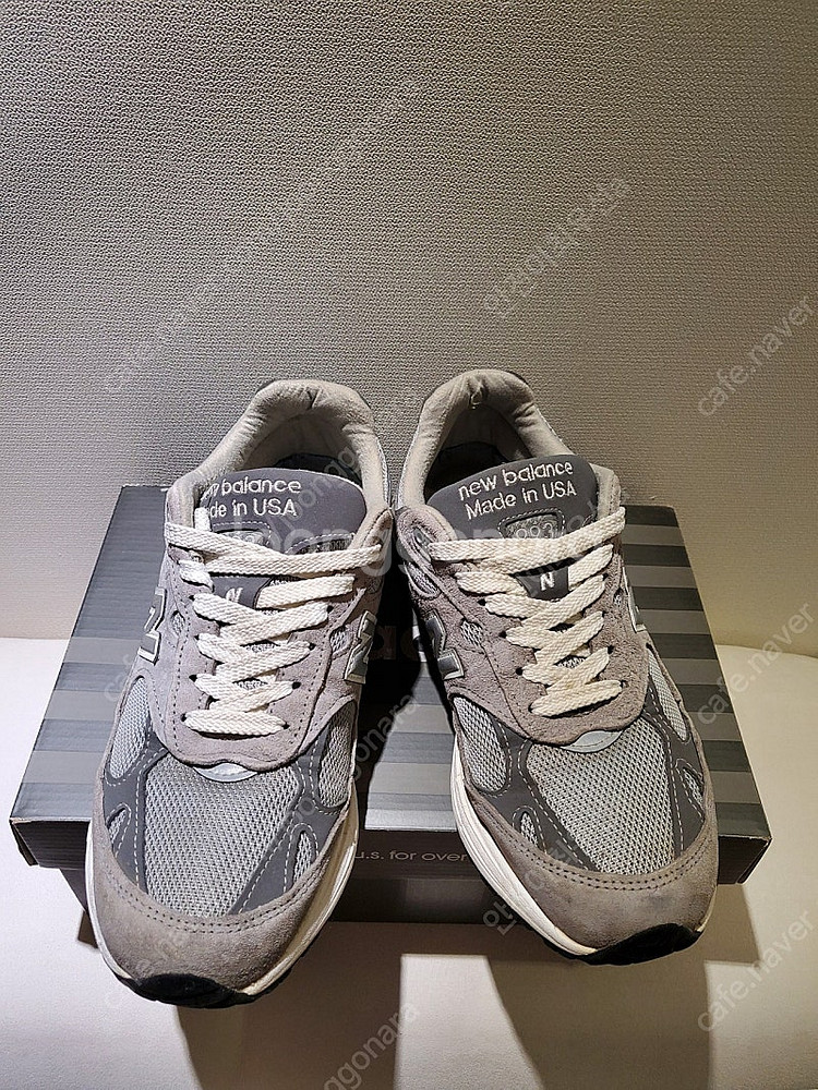 뉴발란스993 260D 5회 이하 착용 박스O--2
