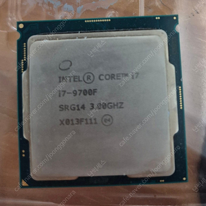 CPU I7 9700F( 그래픽 x)