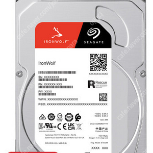 6TB Ironwolf ST6000VN006 미개봉 판매합니다.