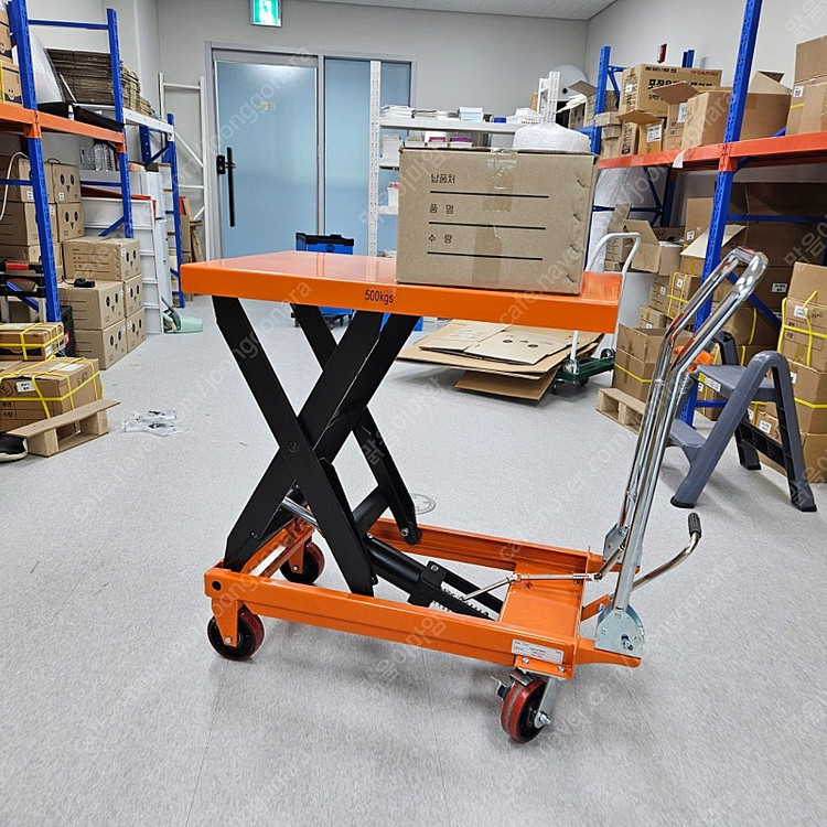 노블 테이블 리프트 유압 수동 TF-50 (적재하중500kg) 이미지