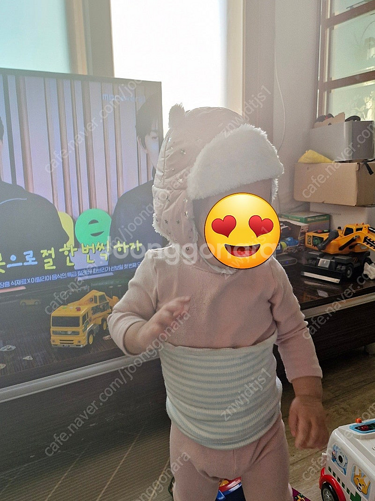아기방한모자 아기패딩모자새상품--4