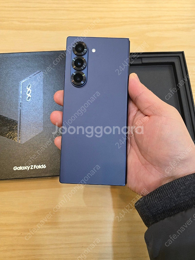 갤럭시z폴드6네이비256gb 단순개봉미사용폰판매합니다--8