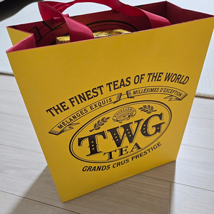 티백 선물 TWG 1837 black tea 15 cotton teabag 미개봉 새상품 포장 쇼핑백 선물가능