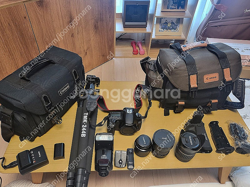 캐논 60d / 탐론 17-50 / 단렌즈 어안렌즈 기타 풀셋--1