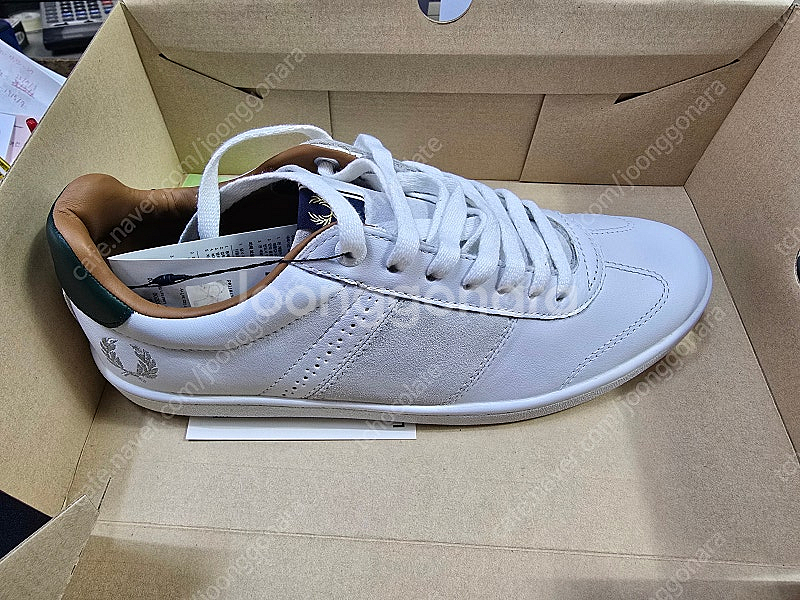 프레드페리 신발 SFPM1433200-100 사이즈 260팔아요!! (새상품)--3