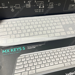 로지텍 코리아 mx keys s 무선키보드(국내 정발)