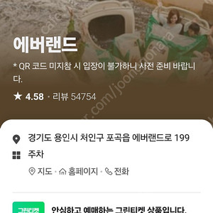 에버랜드 자유이용권 12/21 1매 15000원