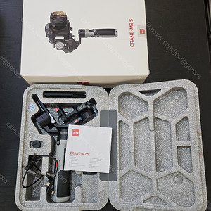 ZHIYUN CRANE M2S 지윤 크레인 카메라 짐벌 (손떨림방지) 1번쓴 새상품