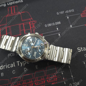 swatch IRONY chrono 청판