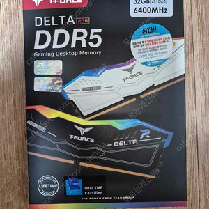 팀그룹 DDR5-6400 CL40 Delta RGB 화이트 서린 팝니다