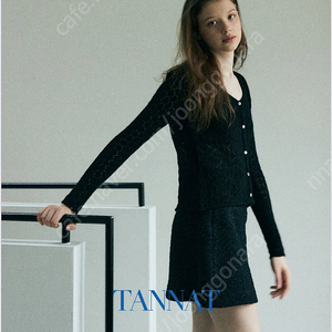 타낫 tannat Tweed set up_skirt 트위드 스커트 s