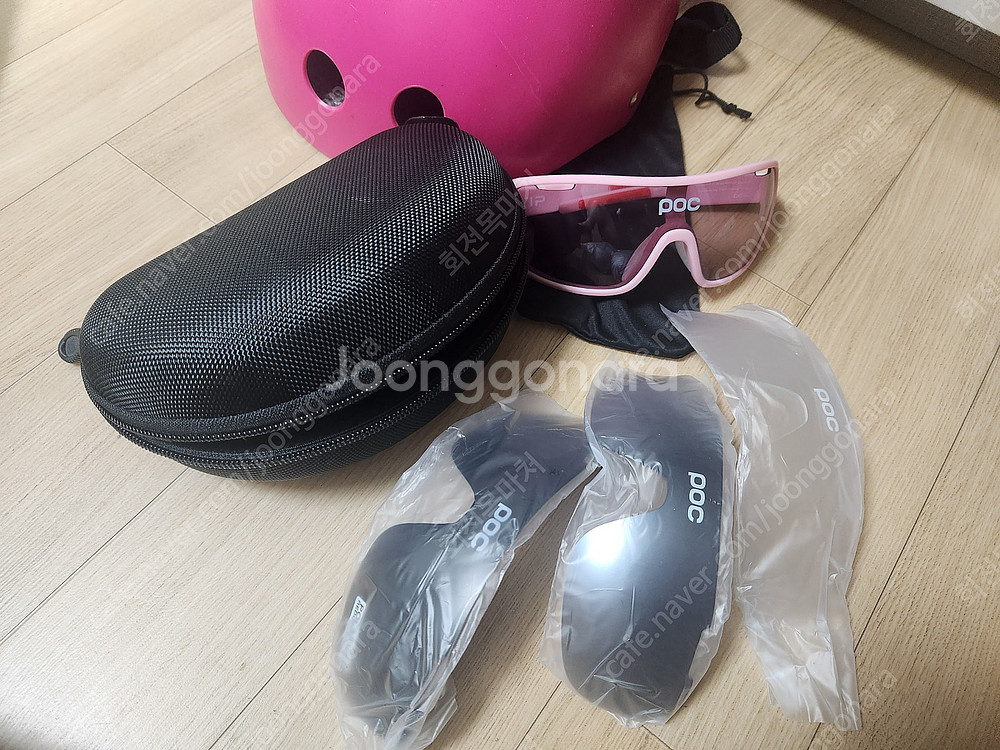 핑크헬맷+핑크고글 (라이더) 새것 모두 합쳐 15000--4