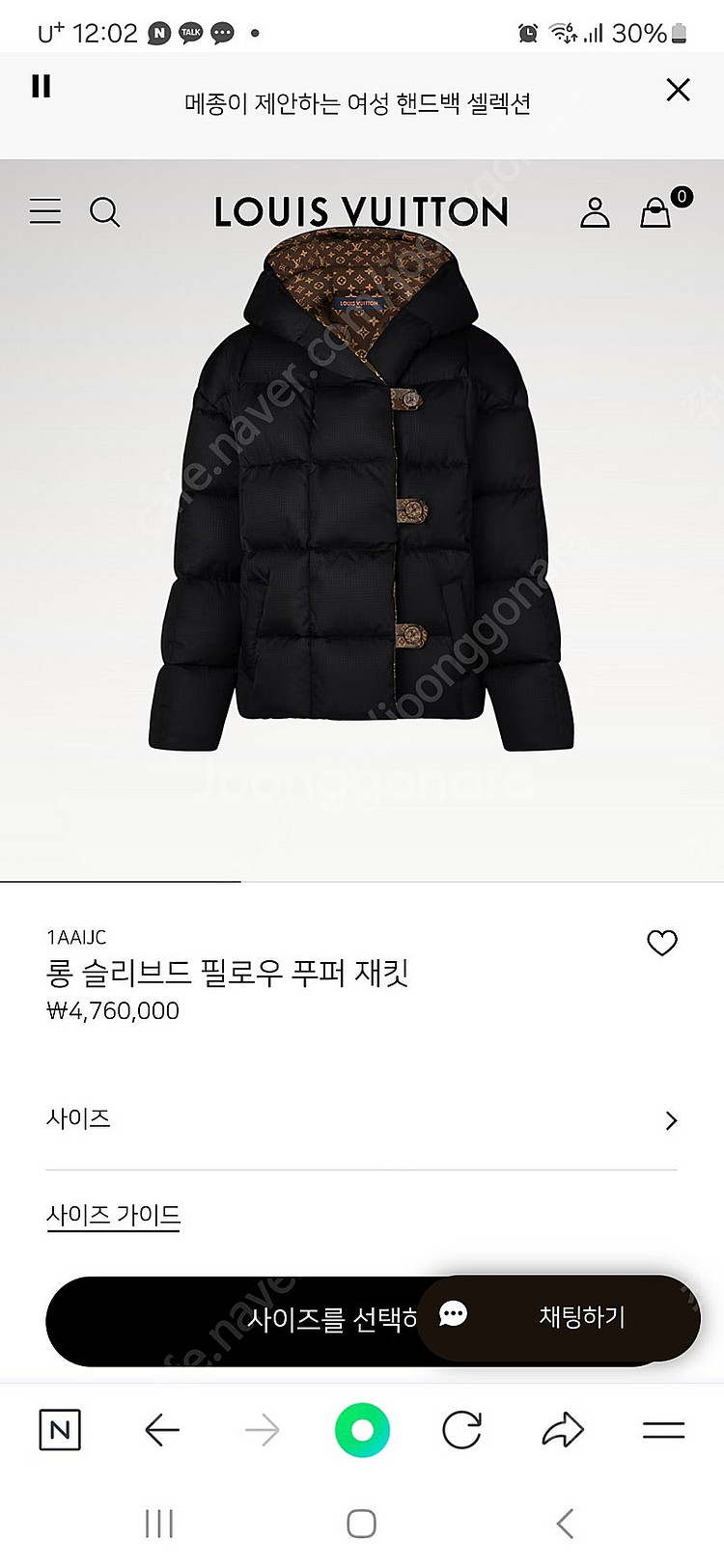 루이비통 패딩--6