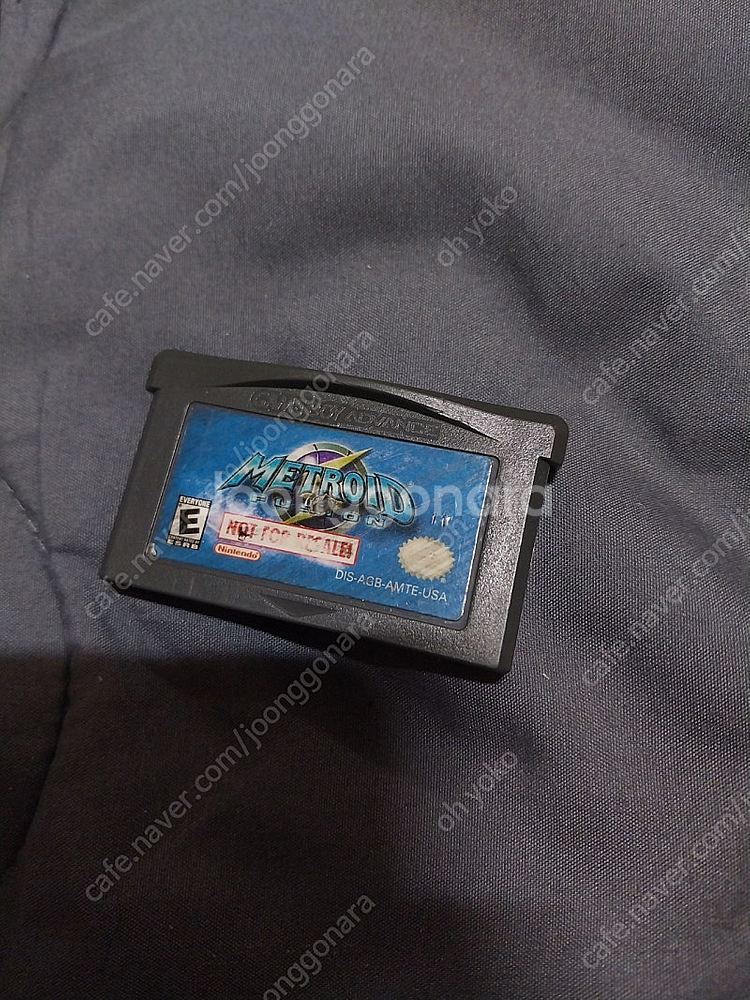 게임보이 어드벤스 gba 메트로이드 퓨전 북미판--0