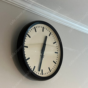 '70s Pragotron wall clock 37cm 프라고트론 월클락 다크브라운