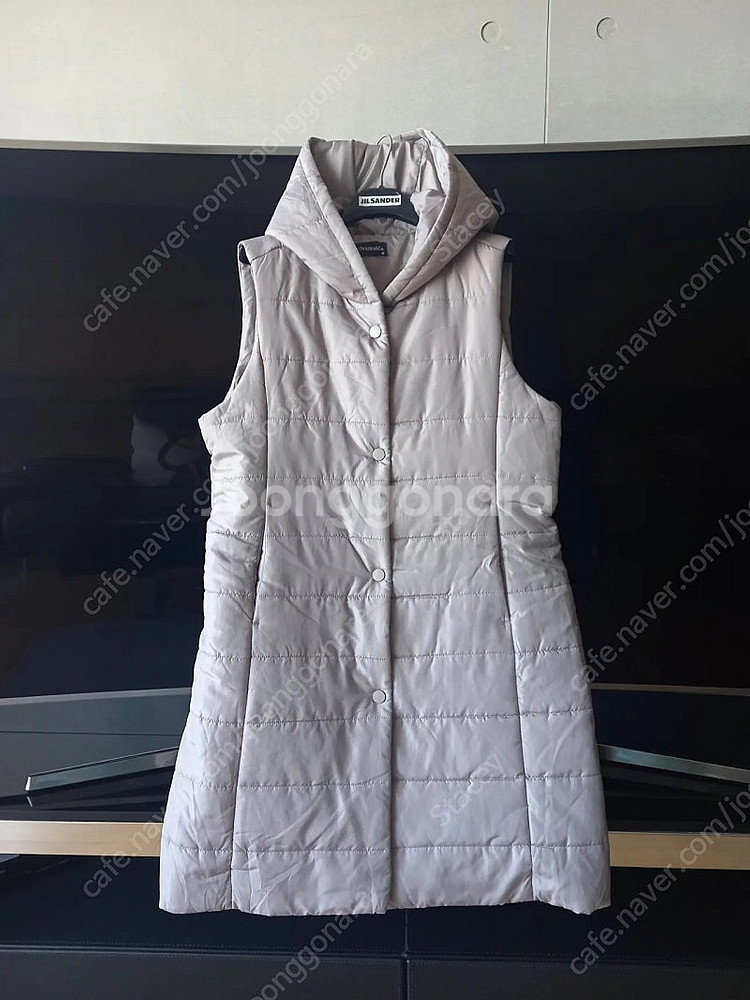 후디 롱베스트 패딩 새제품--3