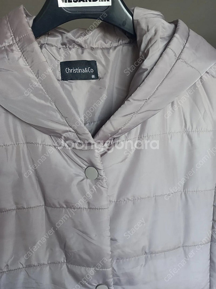 후디 롱베스트 패딩 새제품--7