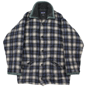 [M] 1999 Patagonia Alpaca X Wool Check Coverall 파타고니아 오리지널 티롤러 로덴 알파카 울 체크 커버올 자켓 90년대 빈티지 90s