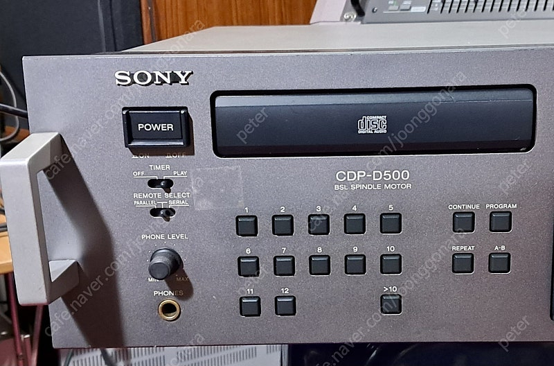 소니 시디피 CDP-D500 프로/방송국용 이미지