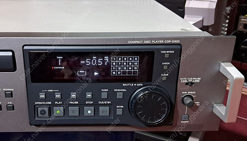 소니 시디피 CDP-D500 프로/방송국용 이미지