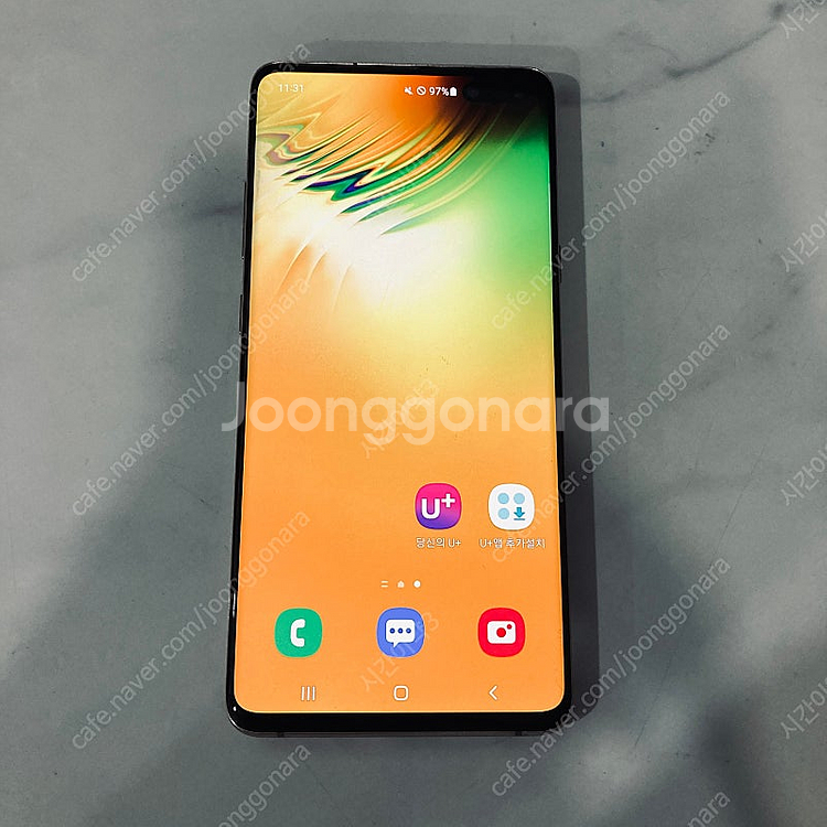 갤럭시 S10 5G 골드 256용량 무잔상S급 16만원...--0