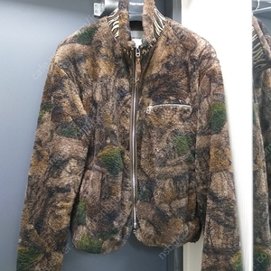 토니웩 / Leaf Camo Printed Fleece Jacket_ Brown / L