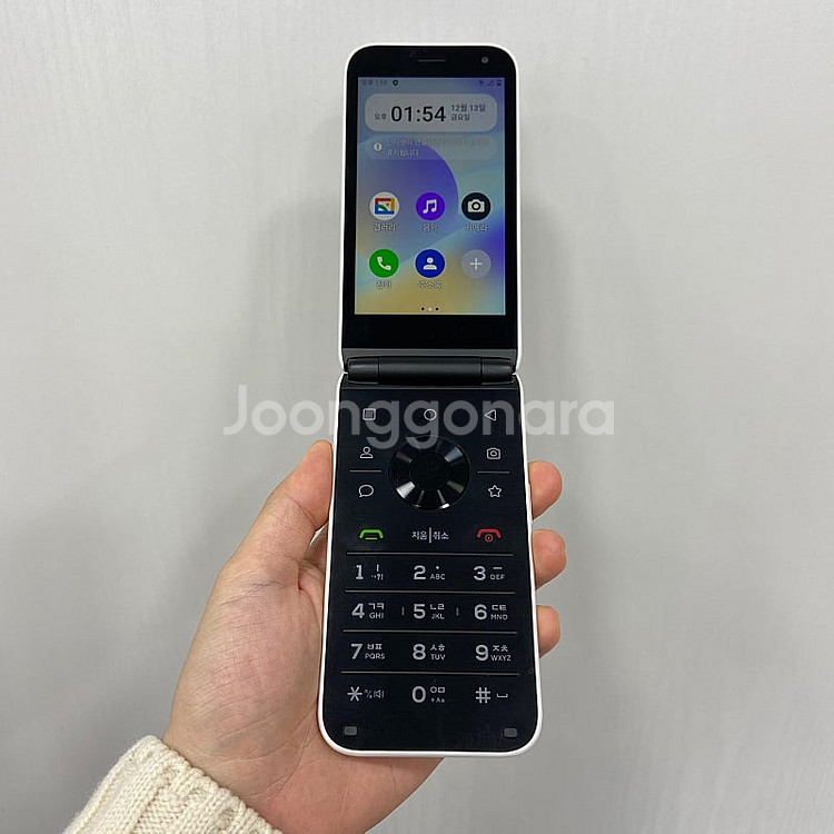 53998 S급. 스타일 폴더폰 화이트 공기계 팝니다 ...--1