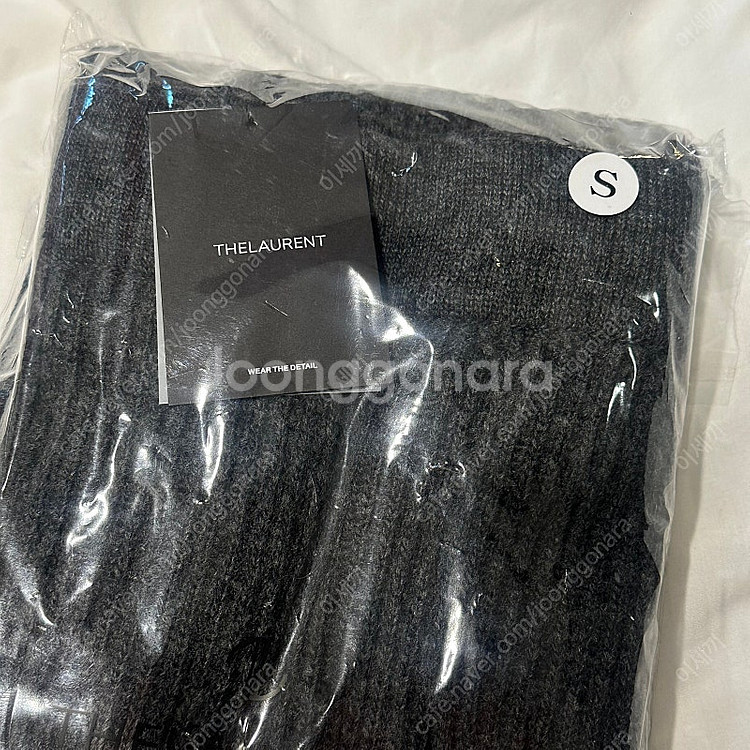 더로랑 캐시미어 니트 세트 차콜컬러--6