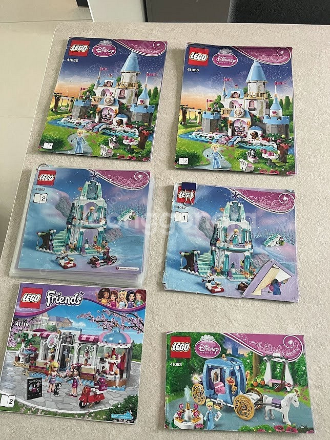 레고프렌즈 벌크 (그랜드호텔,신데렐라성,엘사성, 하트레이크,엠마의집 ,놀이동산 ,등대,호박마차,과일과게,뮤직버스,인...--1