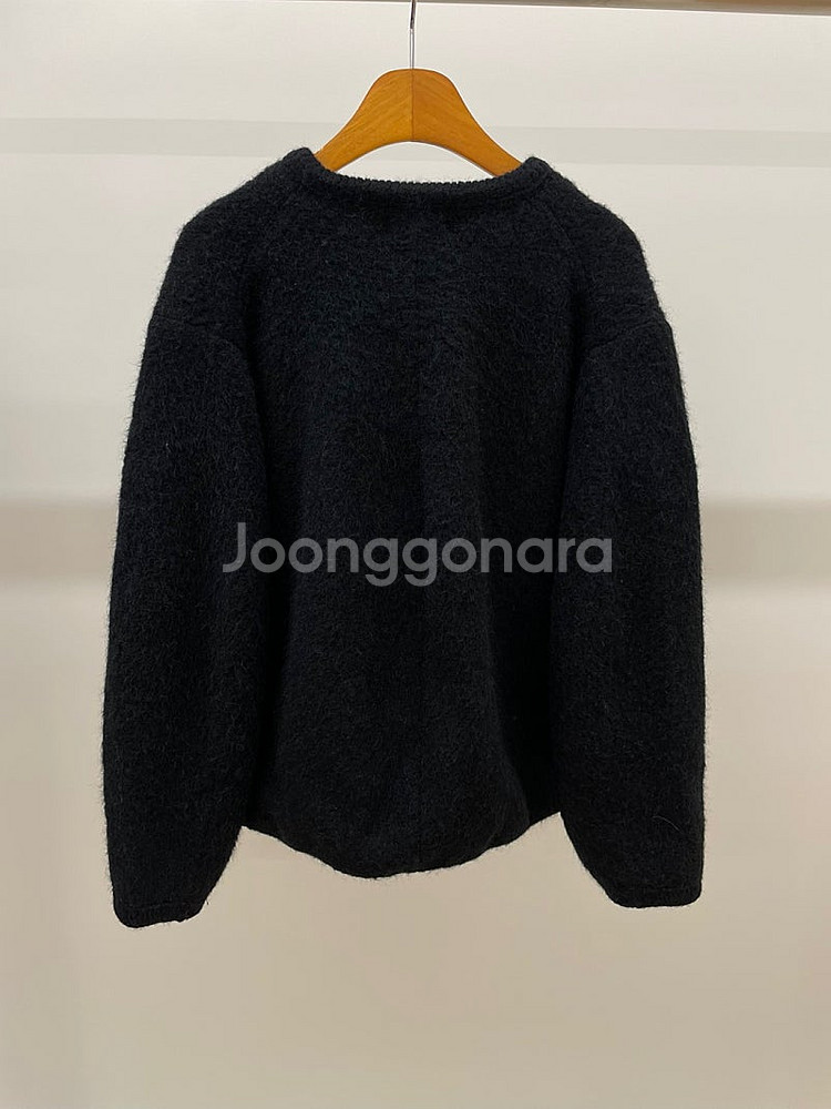 여성55~55반)타임 낙타 알파카 울 캐시미어 배색 자...--8