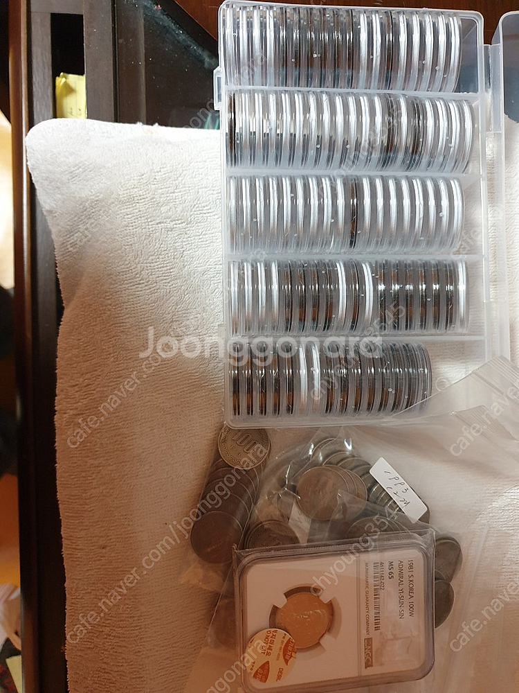 옛날동전100 원--0