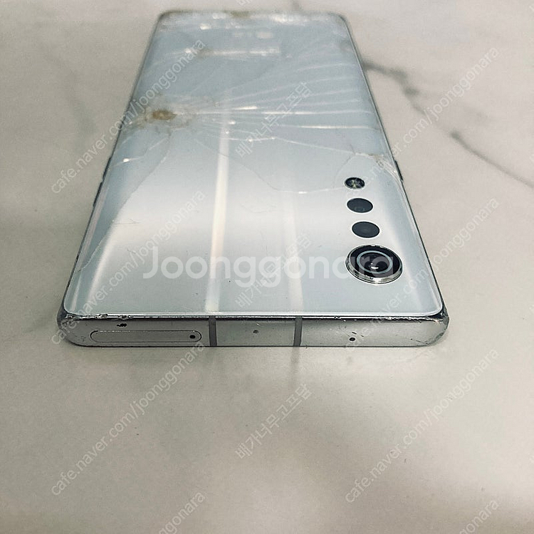 LG G9 벨벳 화이트 128기가 액정깔끔! 5만5천원...--3