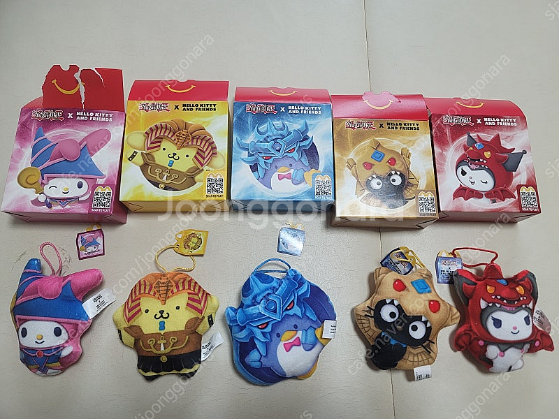 해피밀 유희왕 산리오 마이멜로디 폼폼푸린 쿠로미--0