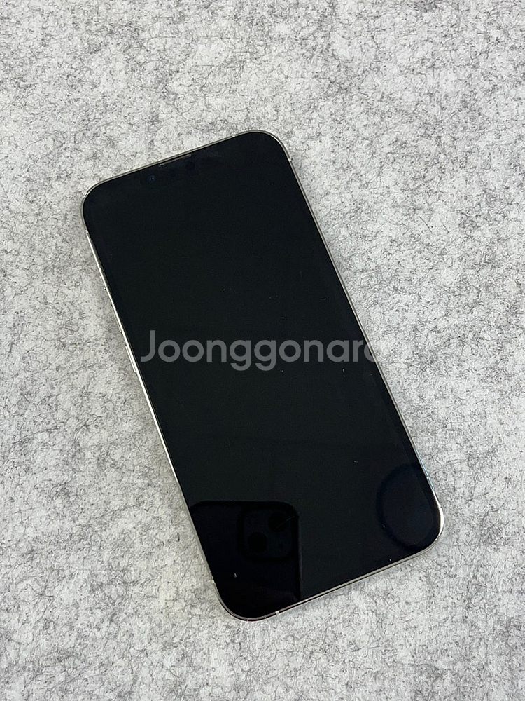 (자급제AAA급) 아이폰13프로 256G 화이트 외관깨...--2