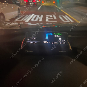 폰터스 v200 hud 팝니다 캔모듈 포함