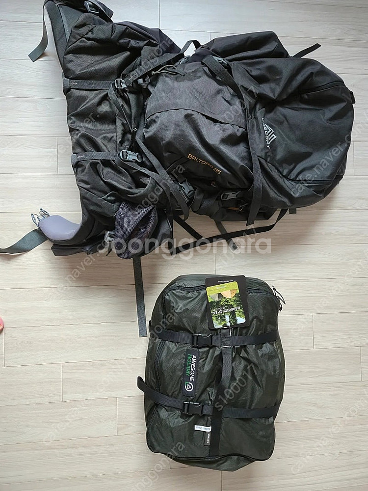백패킹 포기하고,(배낭,텐트등..)새 상품 판매합니다.--0