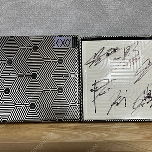 엑소 EXO K 중독 Overdose / 전멤버 비매 친필싸인 CD