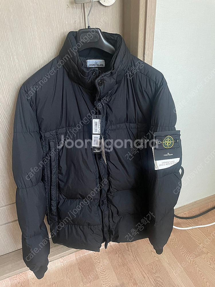 20fw 크링클랩스 논후드 숏패딩 블랙 2XL 새상품--0