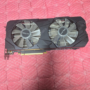 갤럭시 GALAX 지포스 RTX2070 SUPER EX BLACK OC D6 8GB 팝니다 24만원 급처