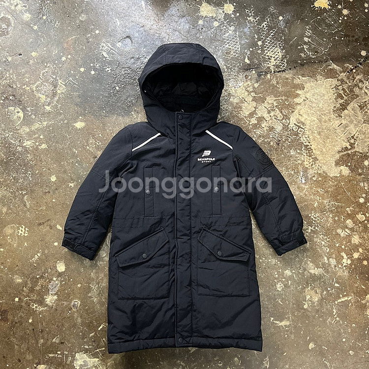 110) 빈폴 키즈 벤치파카 덕다운 롱패딩 점퍼 공용 헤지스 폴로랄프로렌--0