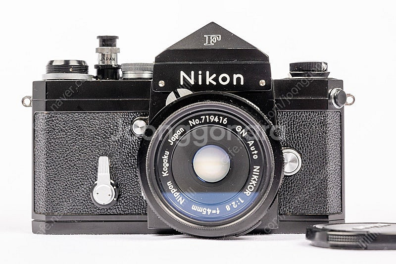 니콘 nikon F 블랙 삼각뿔 소장용 필름카메라+mf...--0