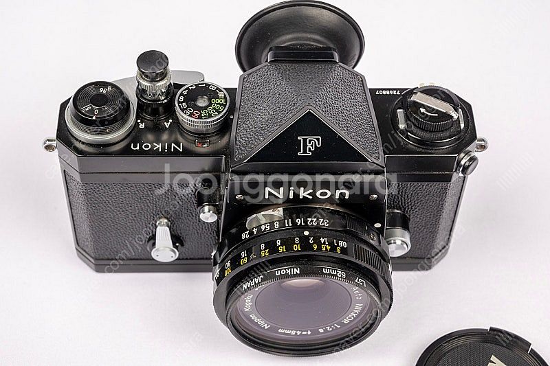 니콘 nikon F 블랙 삼각뿔 소장용 필름카메라+mf...--2