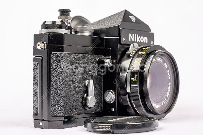 니콘 nikon F 블랙 삼각뿔 소장용 필름카메라+mf...--3