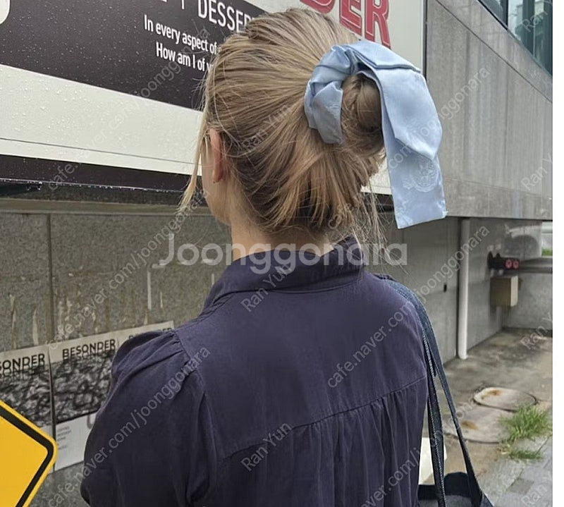 청현 본견 댕기 스크런치 미니 / 본디 댕기 스크런치--4