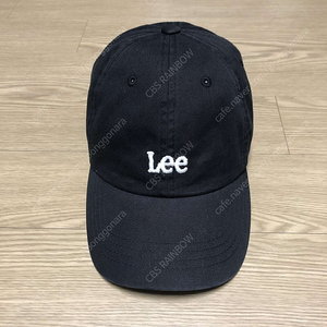 [20,000] (ONE SIZE) 리 Lee 스몰 트위치로고 코튼 커브 볼캡 블랙 리 모자