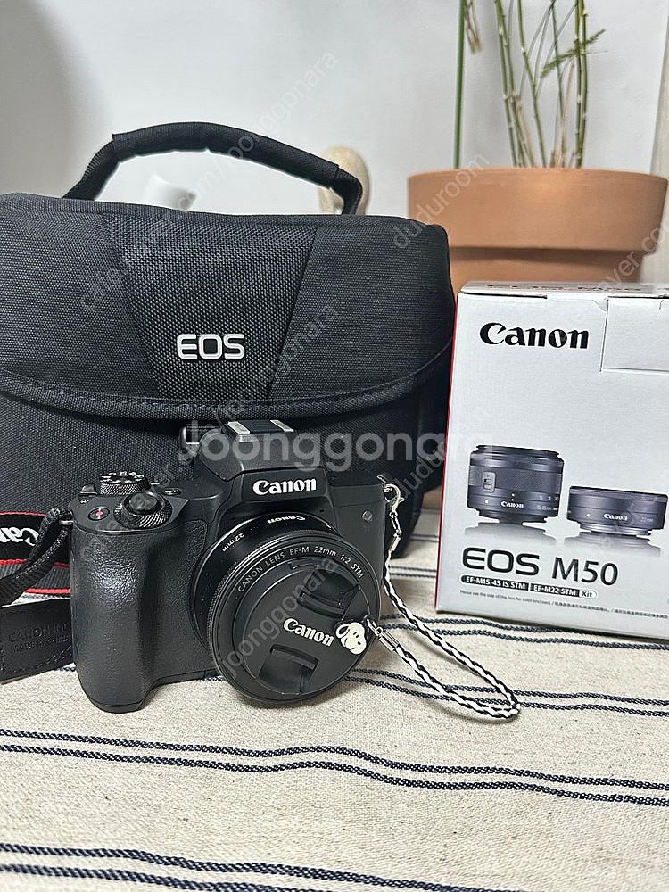 캐논 m50 풀세트+고래파우치+무배--1