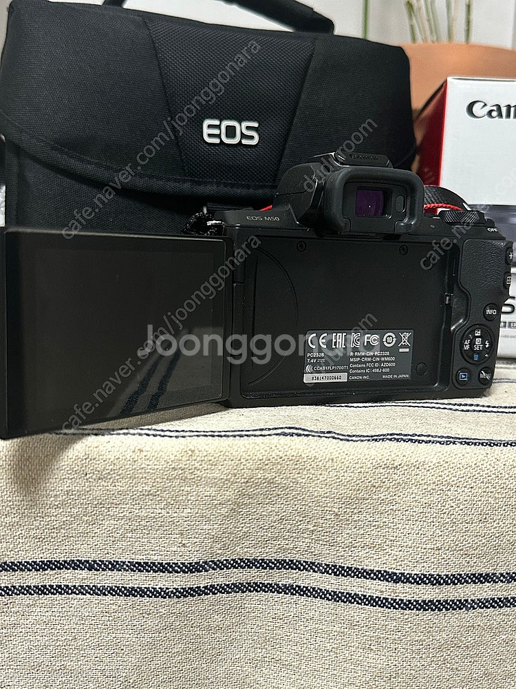 캐논 m50 풀세트+고래파우치+무배--4