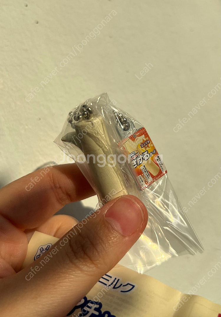 반다이 치즈 스트링 가챠 피규어 미니어처 음식 키링 일...--0