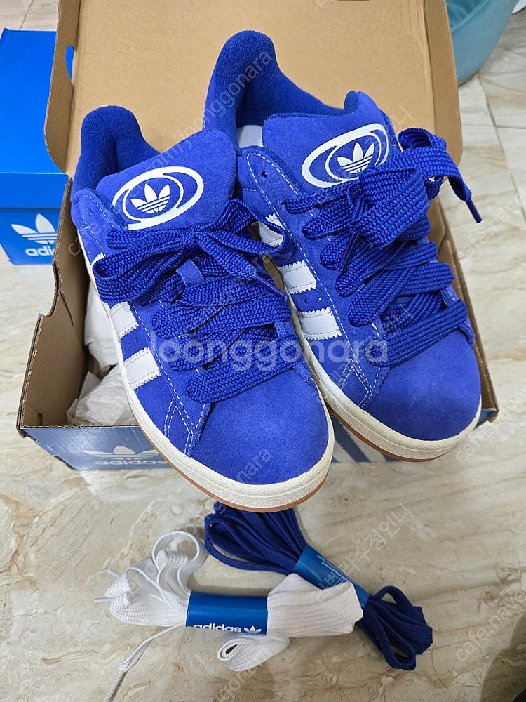 아디다스가젤블랙235 캠퍼스블루235--5