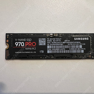 삼성970 PRO 1TB MZ-V7P1T0BW NVME M.2 SSD